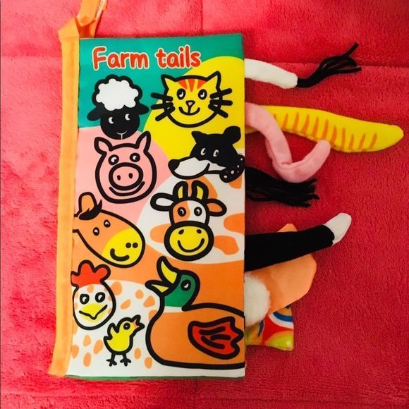 Soft Cloth Book Farm Tails - Picture 2 of 7